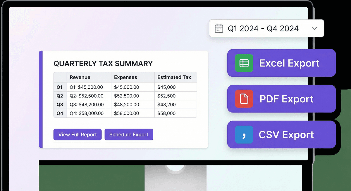 Accountant-ready CloseTax report preview for creator finances